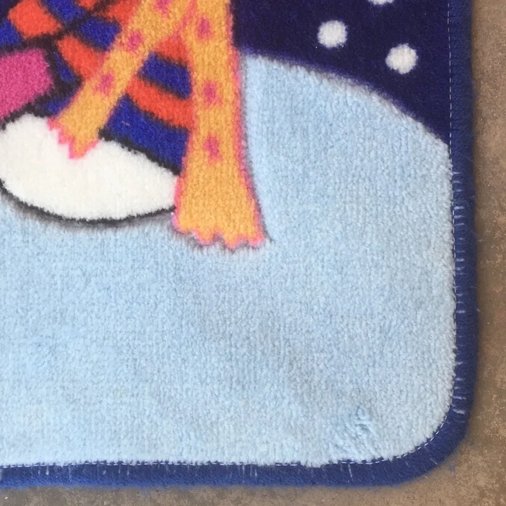 SNOWMEN Playing in the Snow Rug 21” x 32.75